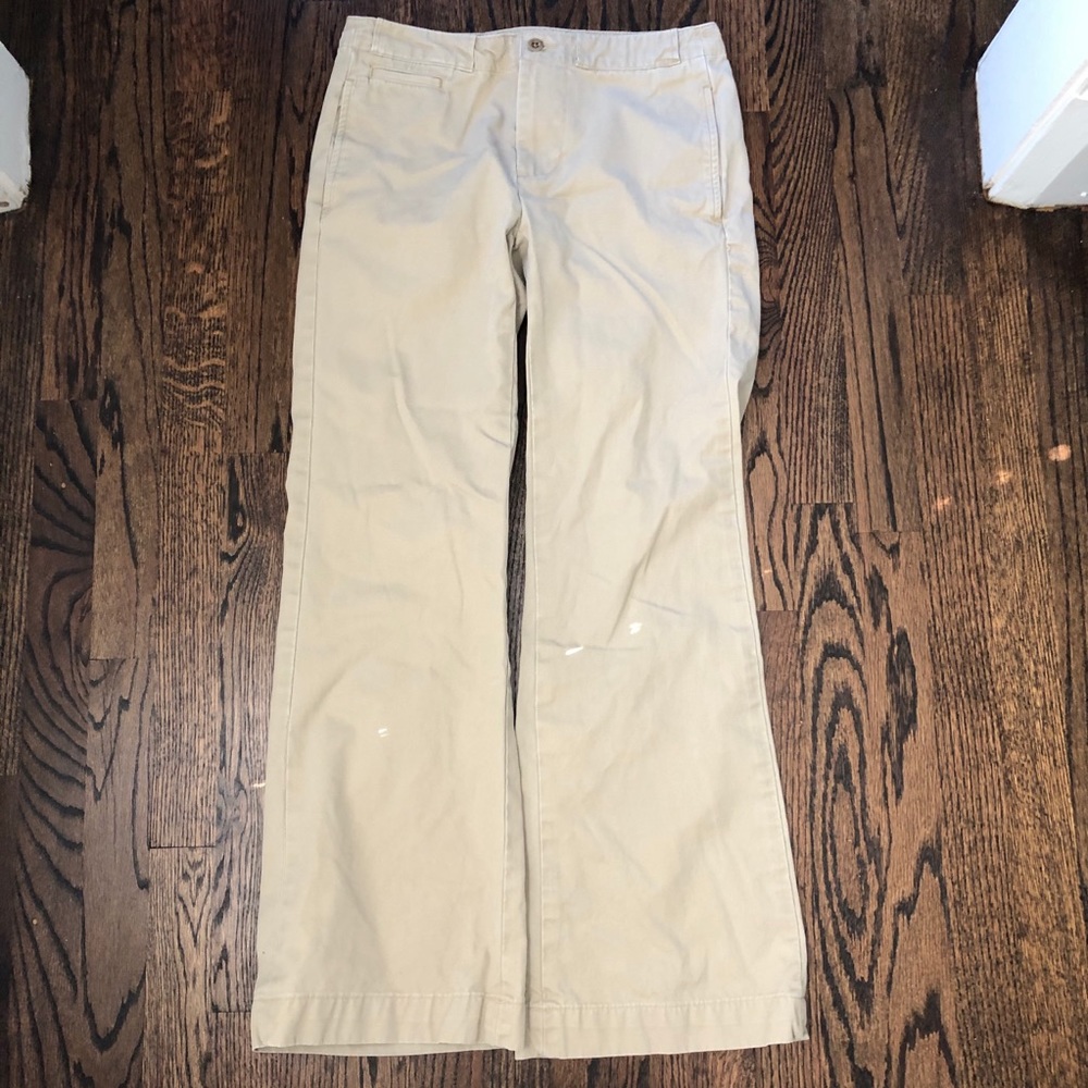 Ralph Lauren Wide Leg Khaki Pant Size 2